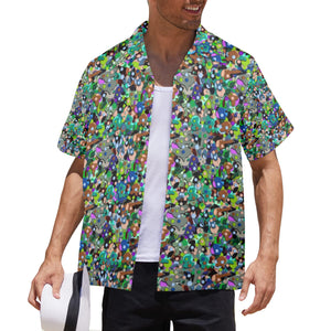 Men's All Over Print Hawaiian Shirt Made In USA Ships to USA Only
