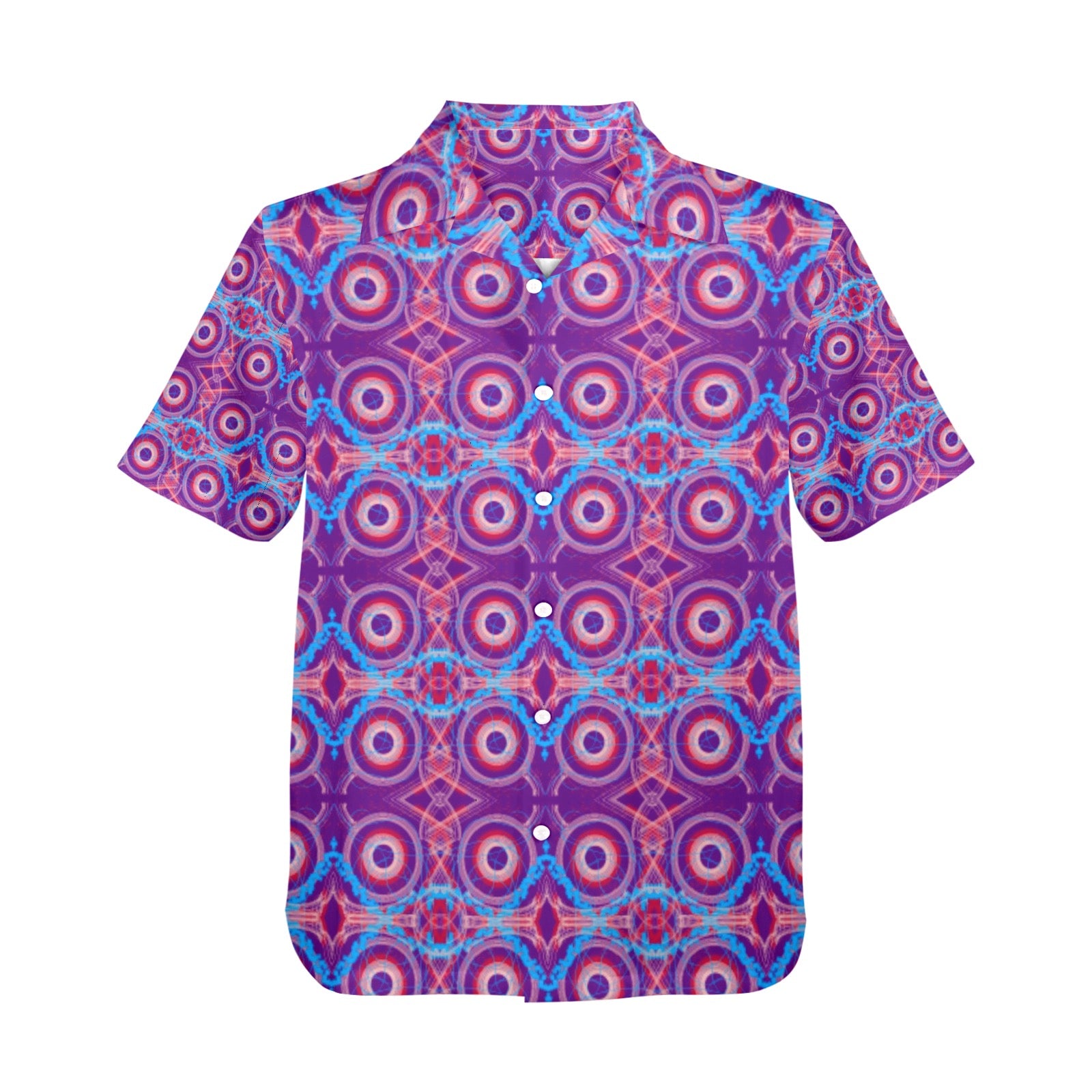 Men's All Over Print Hawaiian Shirt Made In USA Ships to USA Only