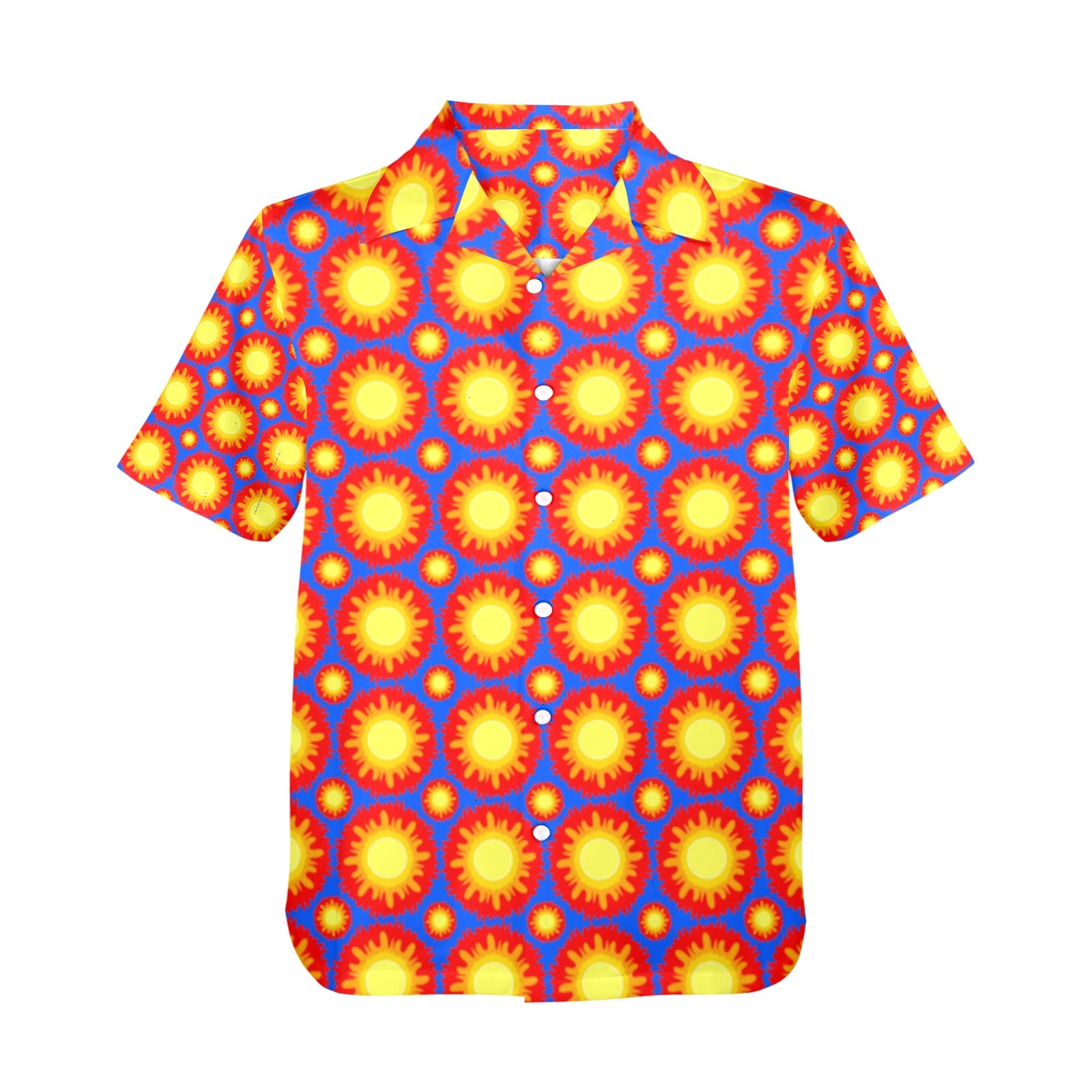 Men's All Over Print Hawaiian Shirt Made In USA Ships to USA Only