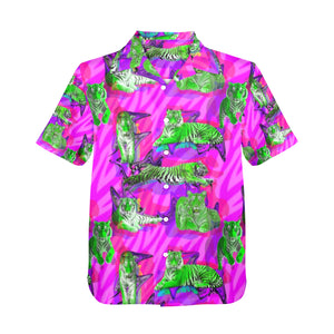 Men's All Over Print Hawaiian Shirt Made In USA Ships to USA Only
