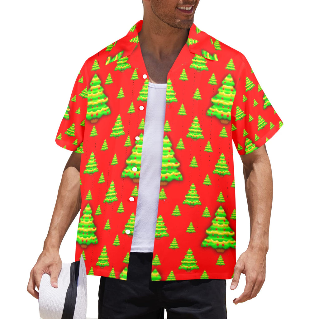 Men's All Over Print Hawaiian Shirt Made In USA Ships to USA Only