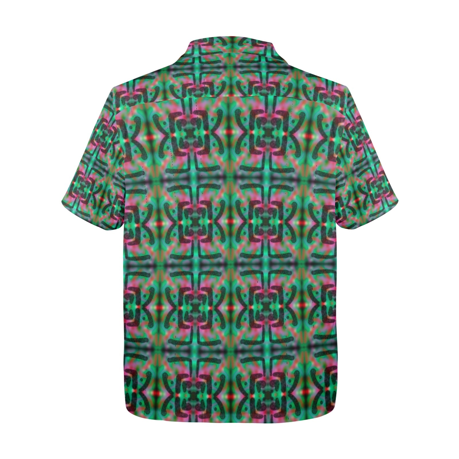 Men's All Over Print Hawaiian Shirt Made In USA Ships to USA Only