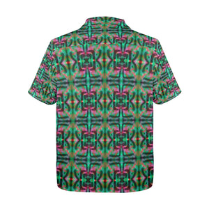 Men's All Over Print Hawaiian Shirt Made In USA Ships to USA Only
