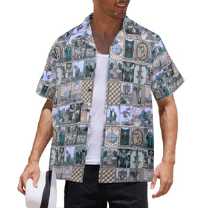 Men's All Over Print Hawaiian Shirt Made In USA Ships to USA Only