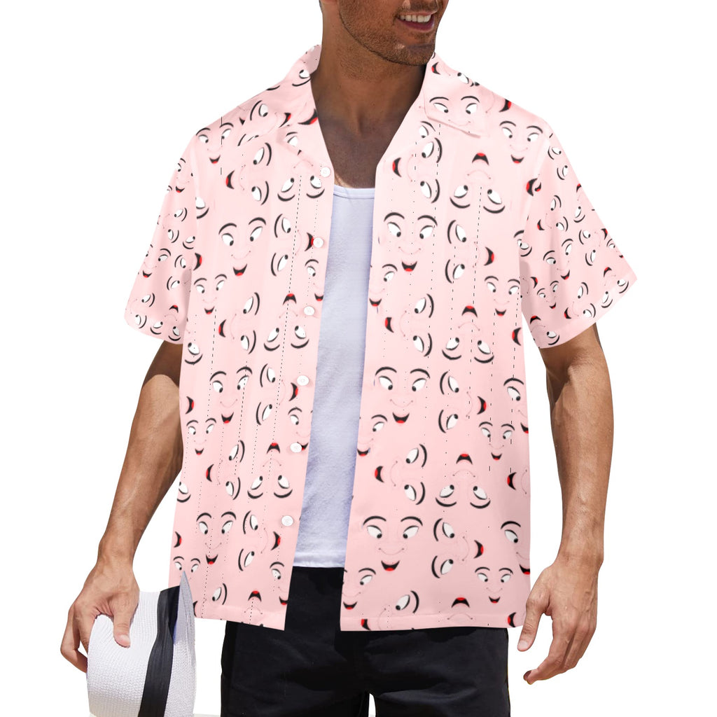 Men's All Over Print Hawaiian Shirt Made In USA Ships to USA Only
