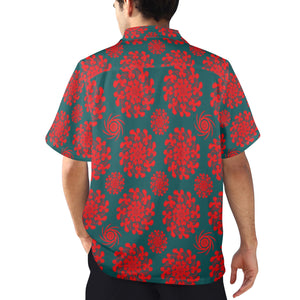 Men's All Over Print Hawaiian Shirt Made In USA Ships to USA Only