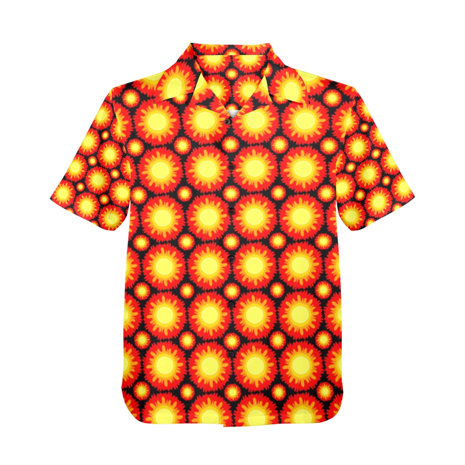 Men's All Over Print Hawaiian Shirt Made In USA Ships to USA Only