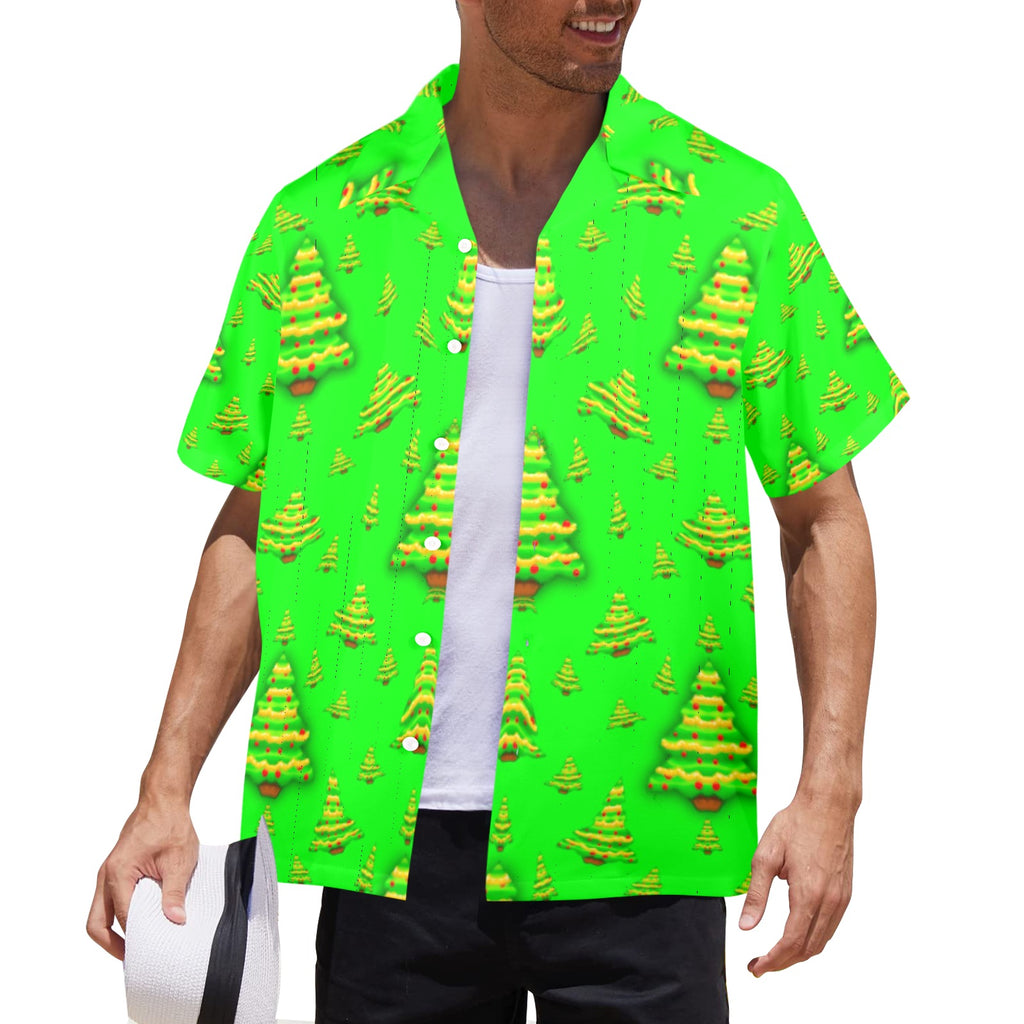 Men's All Over Print Hawaiian Shirt Made In USA Ships to USA Only