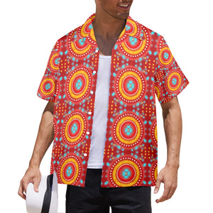 Men's All Over Print Hawaiian Shirt Made In USA Ships to USA Only
