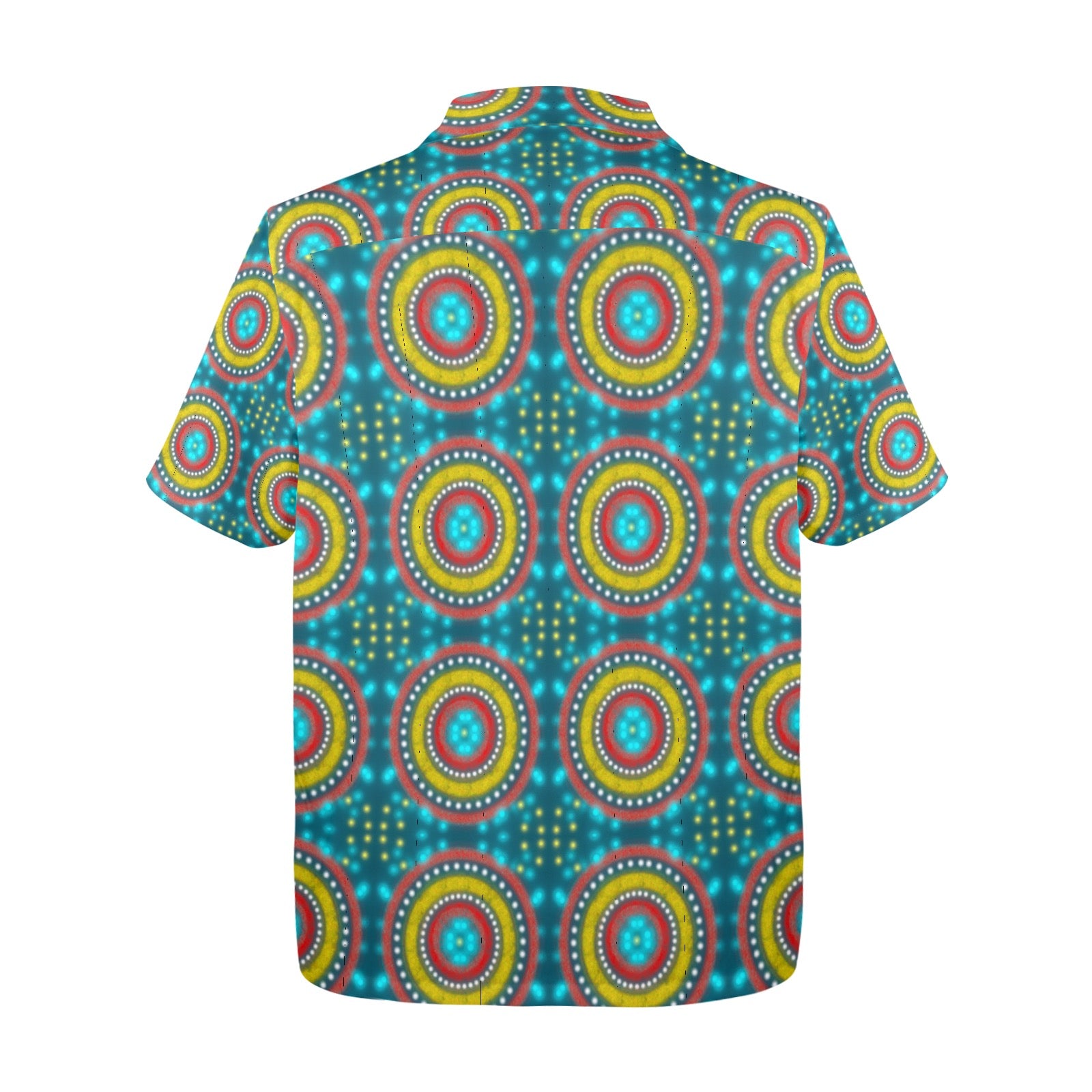 Men's All Over Print Hawaiian Shirt Made In USA Ships to USA Only