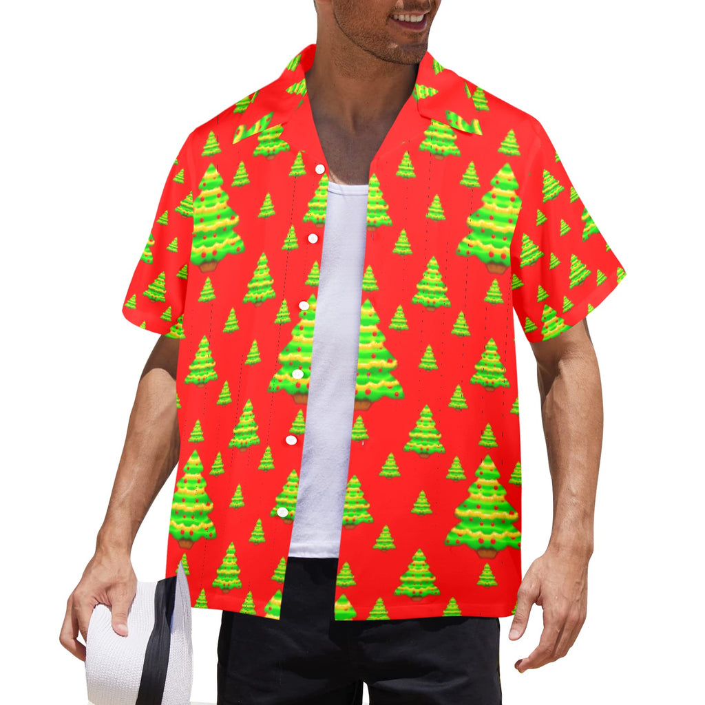Men's All Over Print Hawaiian Shirt Made In USA Ships to USA Only