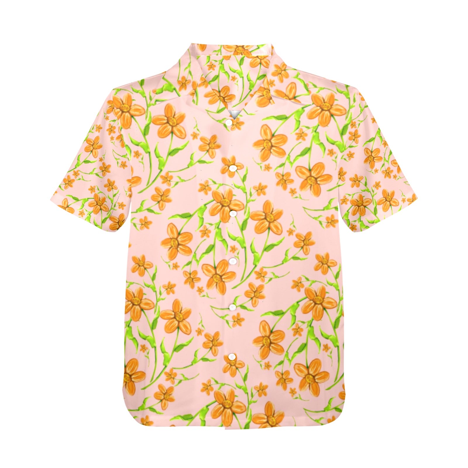 Men's All Over Print Hawaiian Shirt Made In USA Ships to USA Only