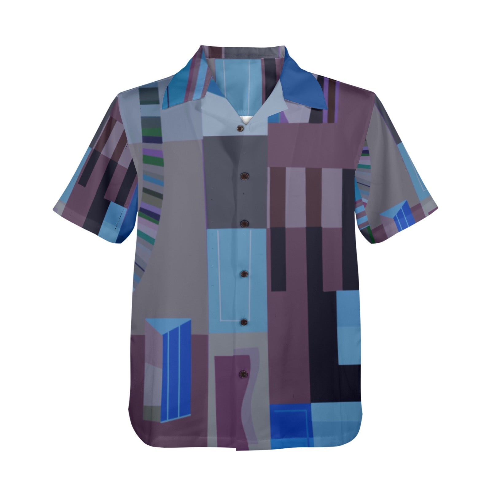 Men's All Over Print Hawaiian Shirt Made In USA Ships to USA Only