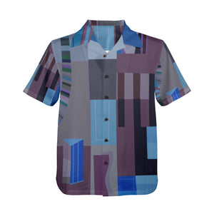 Men's All Over Print Hawaiian Shirt Made In USA Ships to USA Only