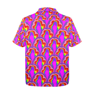 Men's All Over Print Hawaiian Shirt Made In USA Ships to USA Only