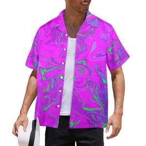 Men's All Over Print Hawaiian Shirt Made In USA Ships to USA Only