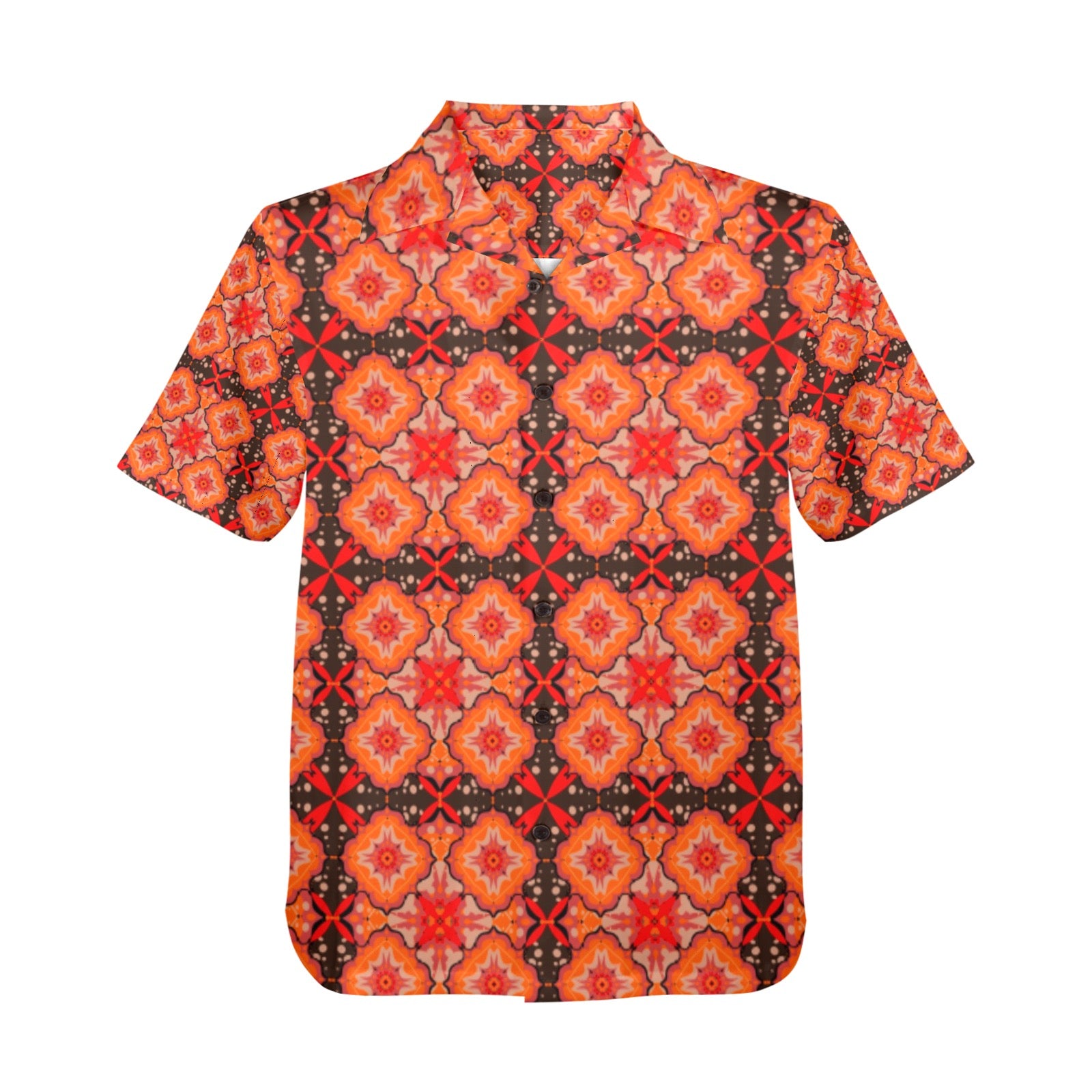 Men's All Over Print Hawaiian Shirt Made In USA Ships to USA Only