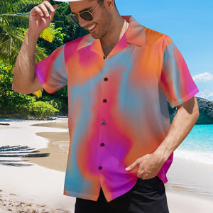 Men's All Over Print Hawaiian Shirt Made In USA Ships to USA Only