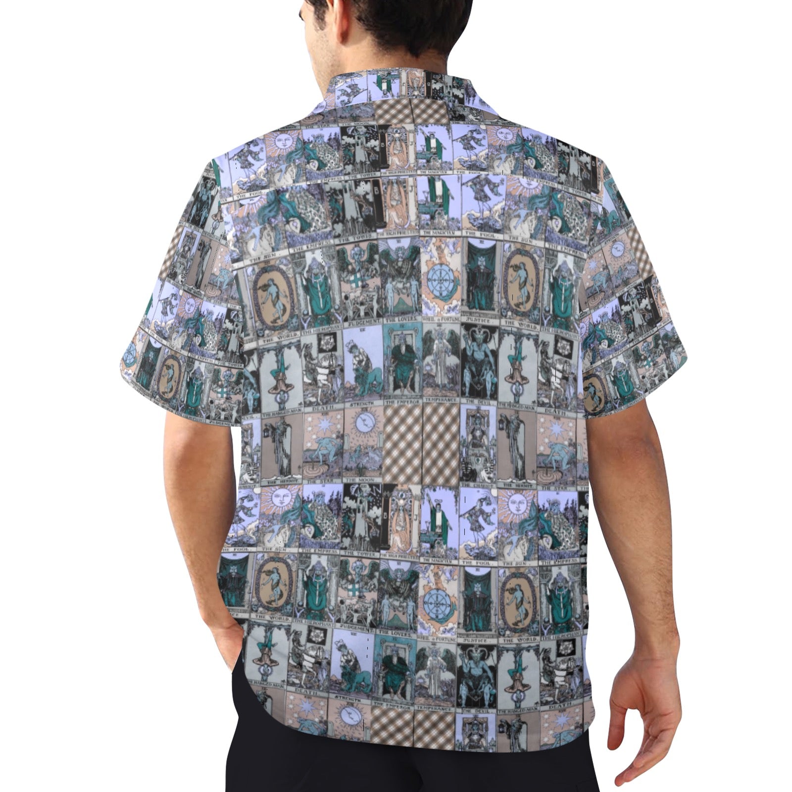 Men's All Over Print Hawaiian Shirt Made In USA Ships to USA Only