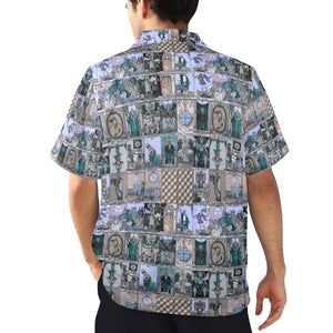 Men's All Over Print Hawaiian Shirt Made In USA Ships to USA Only