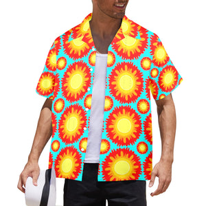 Men's All Over Print Hawaiian Shirt Made In USA Ships to USA Only