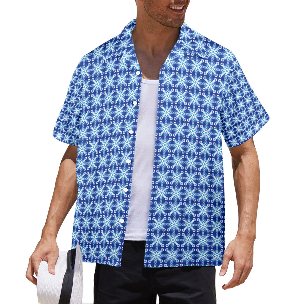 Men's All Over Print Hawaiian Shirt Made In USA Ships to USA Only