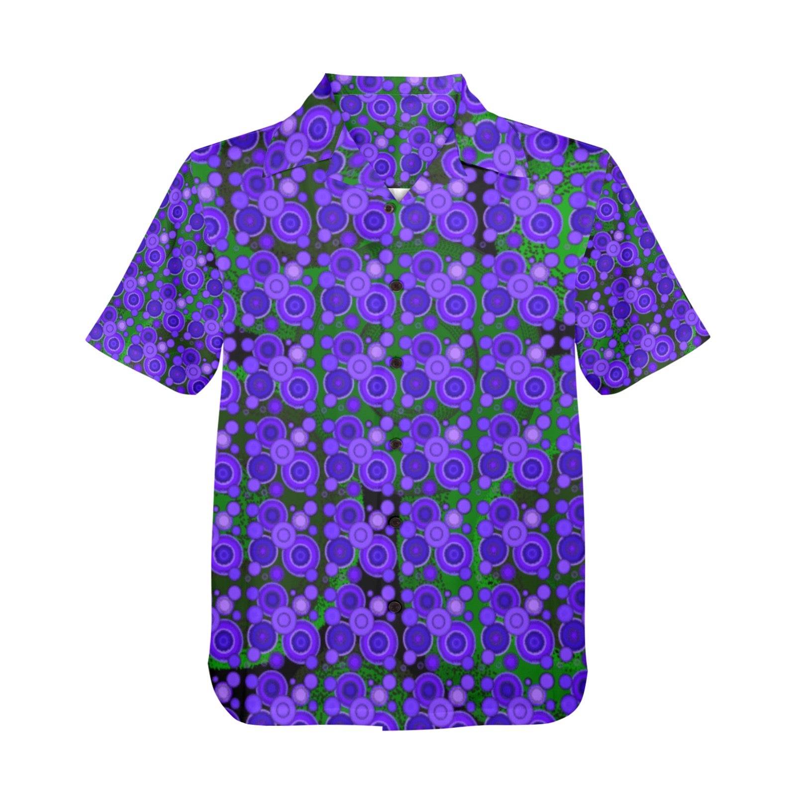 Men's All Over Print Hawaiian Shirt Made In USA Ships to USA Only