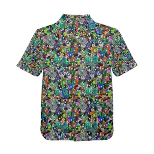 Men's All Over Print Hawaiian Shirt Made In USA Ships to USA Only