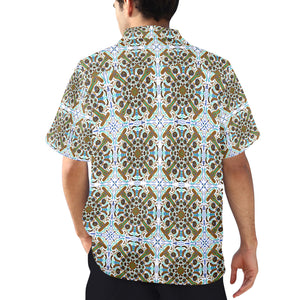 Men's All Over Print Hawaiian Shirt Made In USA Ships to USA Only