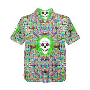Men's All Over Print Hawaiian Shirt Made In USA Ships to USA Only