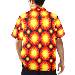 Men's All Over Print Hawaiian Shirt Made In USA Ships to USA Only