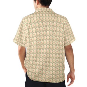 Men's All Over Print Hawaiian Shirt Made In USA Ships to USA Only