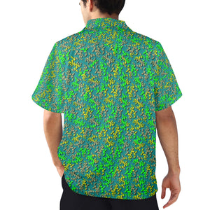 Men's All Over Print Hawaiian Shirt Made In USA Ships to USA Only