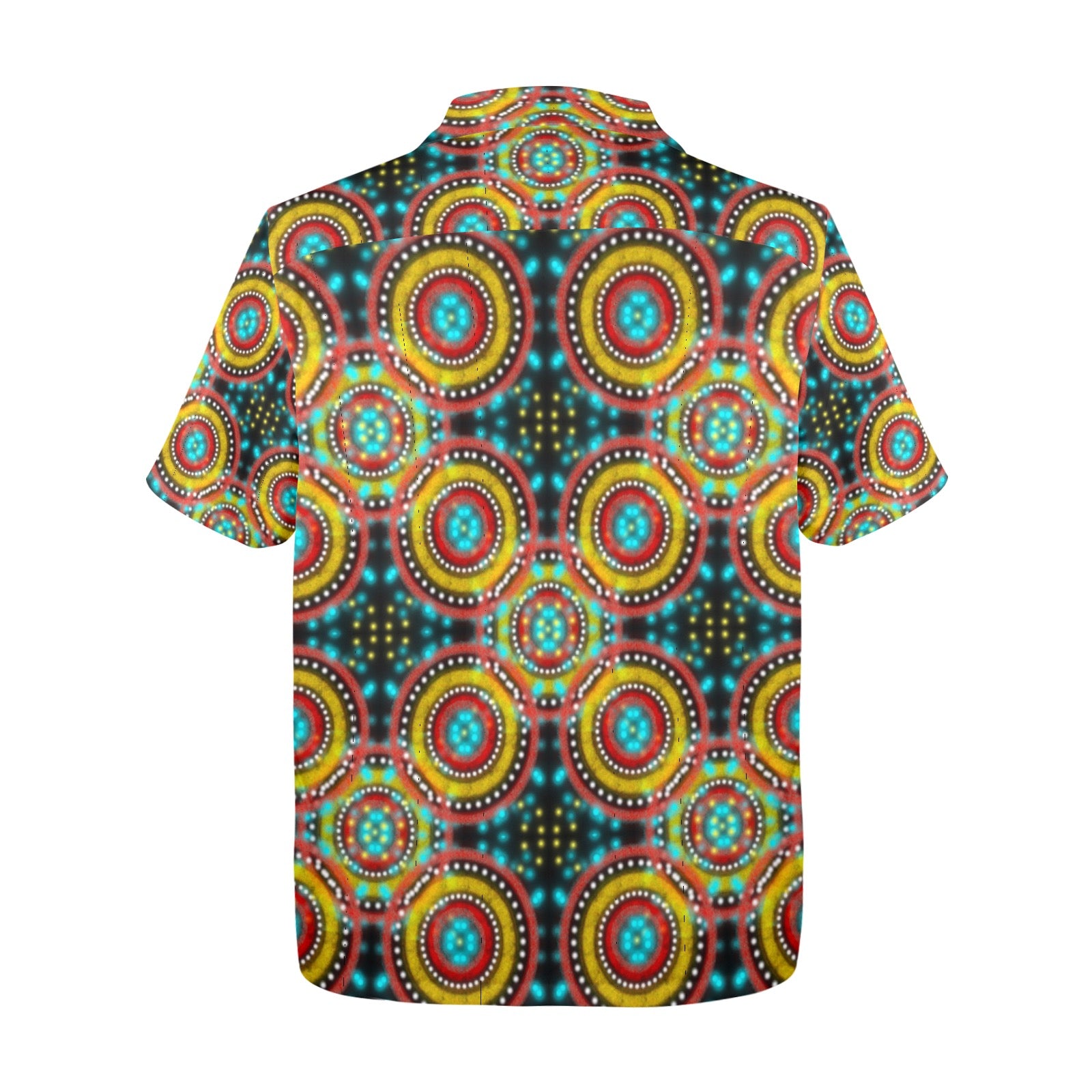 Men's All Over Print Hawaiian Shirt Made In USA Ships to USA Only