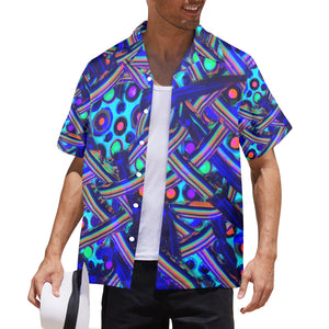 Men's All Over Print Hawaiian Shirt Made In USA Ships to USA Only