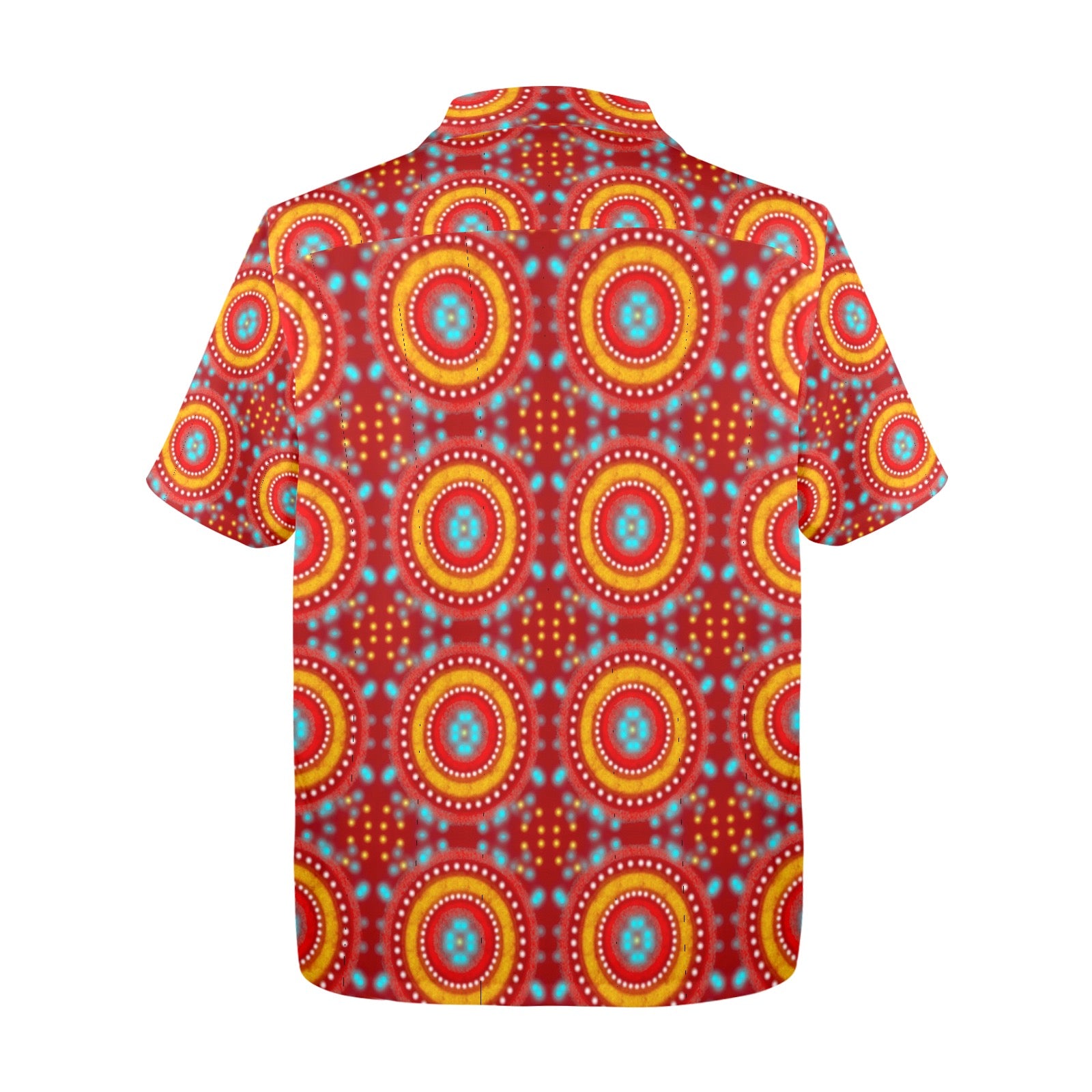 Men's All Over Print Hawaiian Shirt Made In USA Ships to USA Only