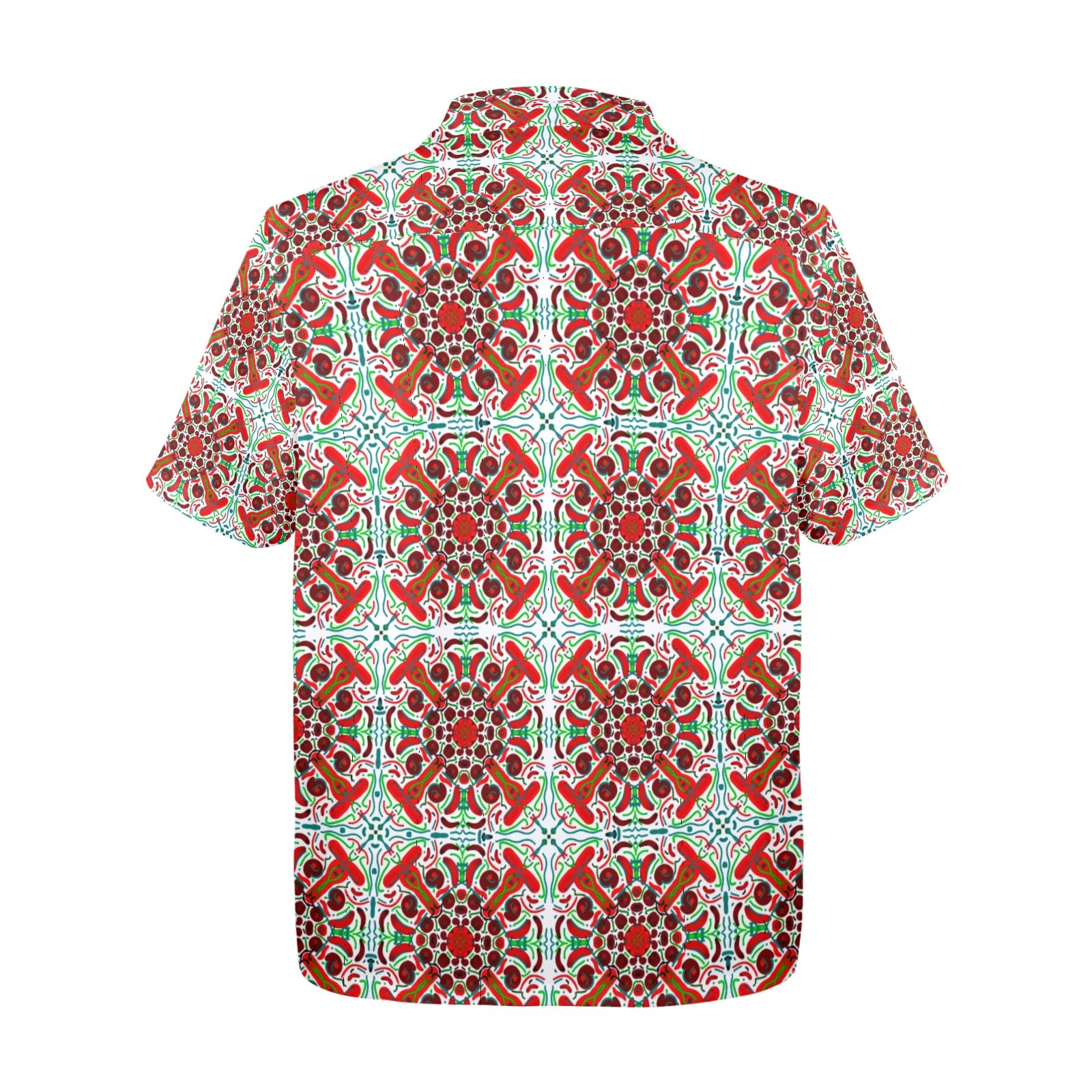 Men's All Over Print Hawaiian Shirt Made In USA Ships to USA Only