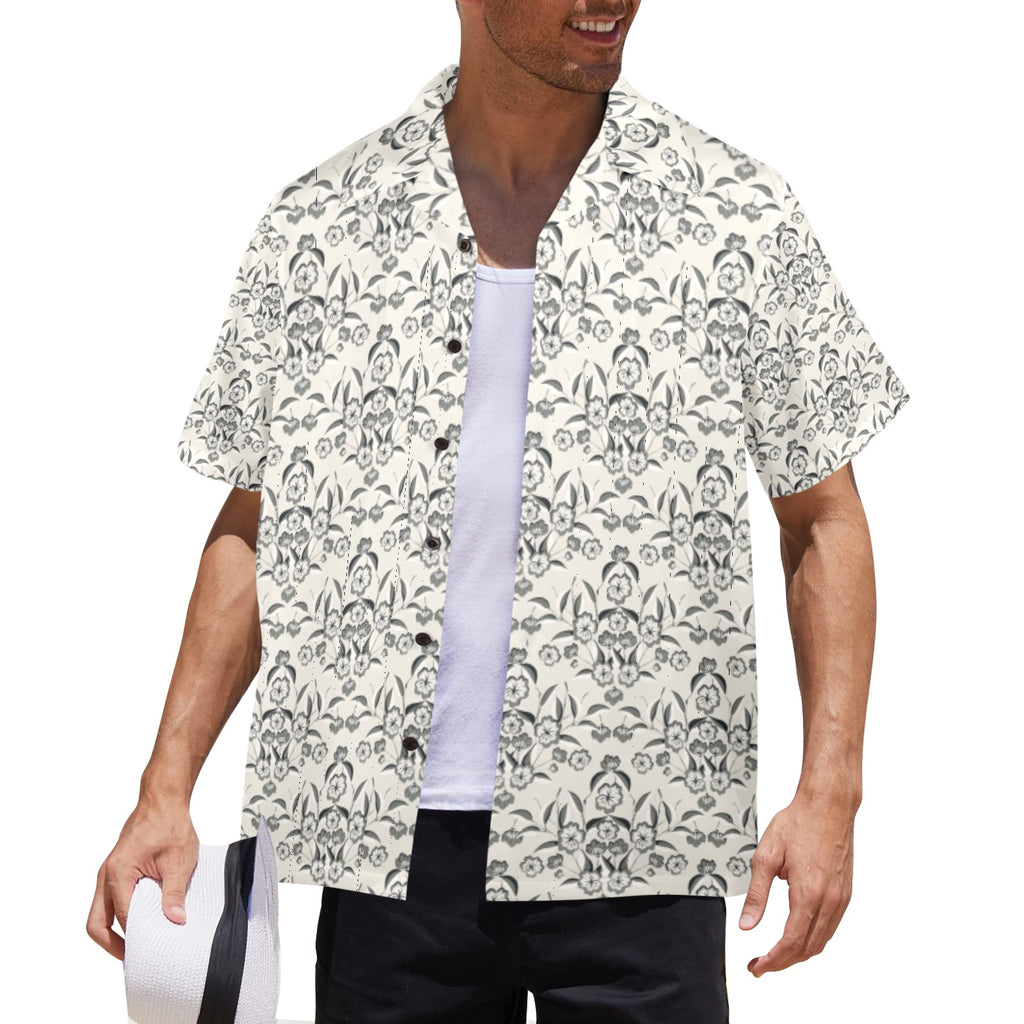 Men's All Over Print Hawaiian Shirt Made In USA Ships to USA Only
