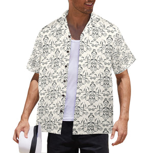 Men's All Over Print Hawaiian Shirt Made In USA Ships to USA Only