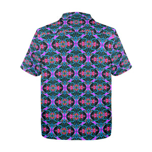 Men's All Over Print Hawaiian Shirt Made In USA Ships to USA Only