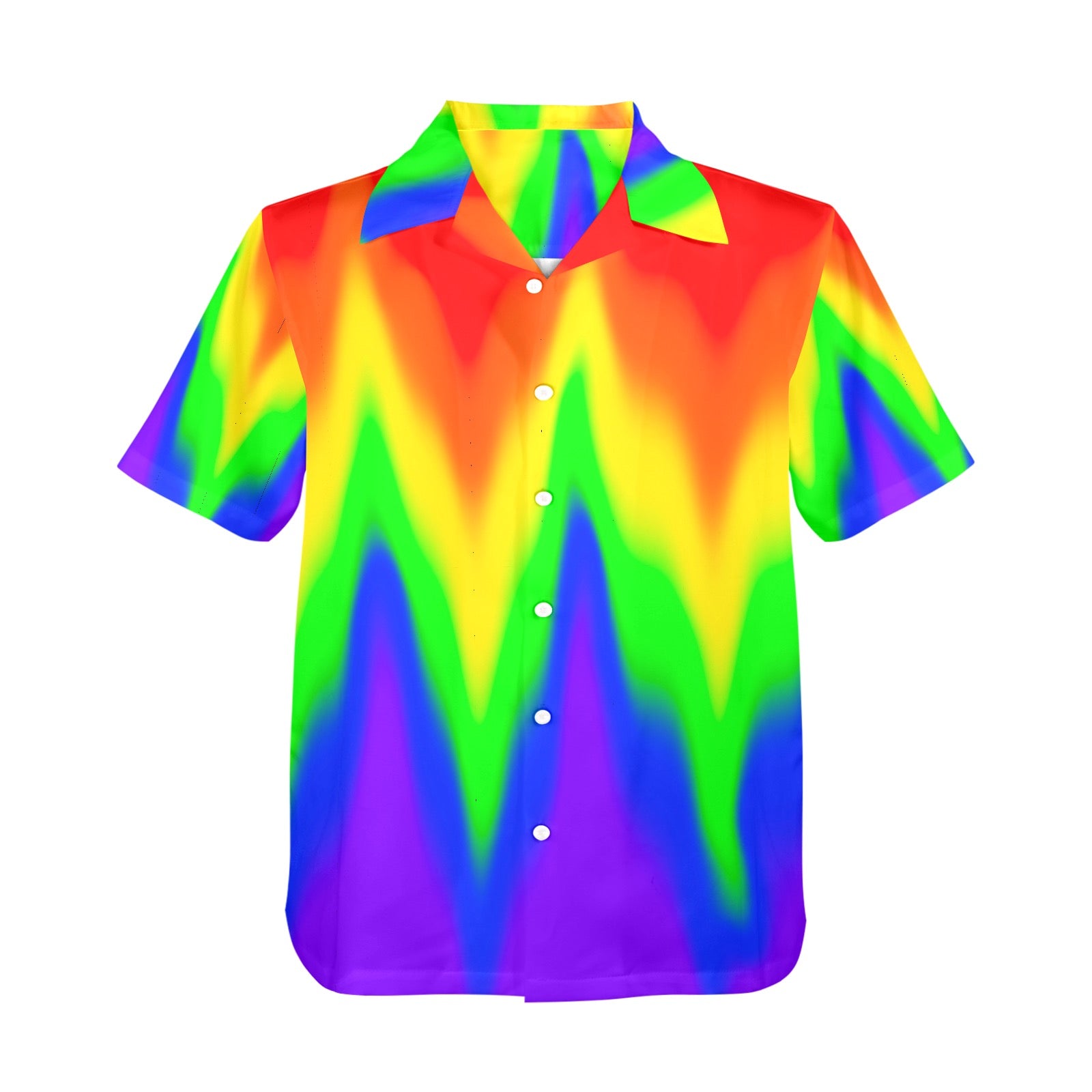 Men's All Over Print Hawaiian Shirt Made In USA Ships to USA Only