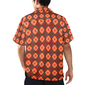 Men's All Over Print Hawaiian Shirt Made In USA Ships to USA Only