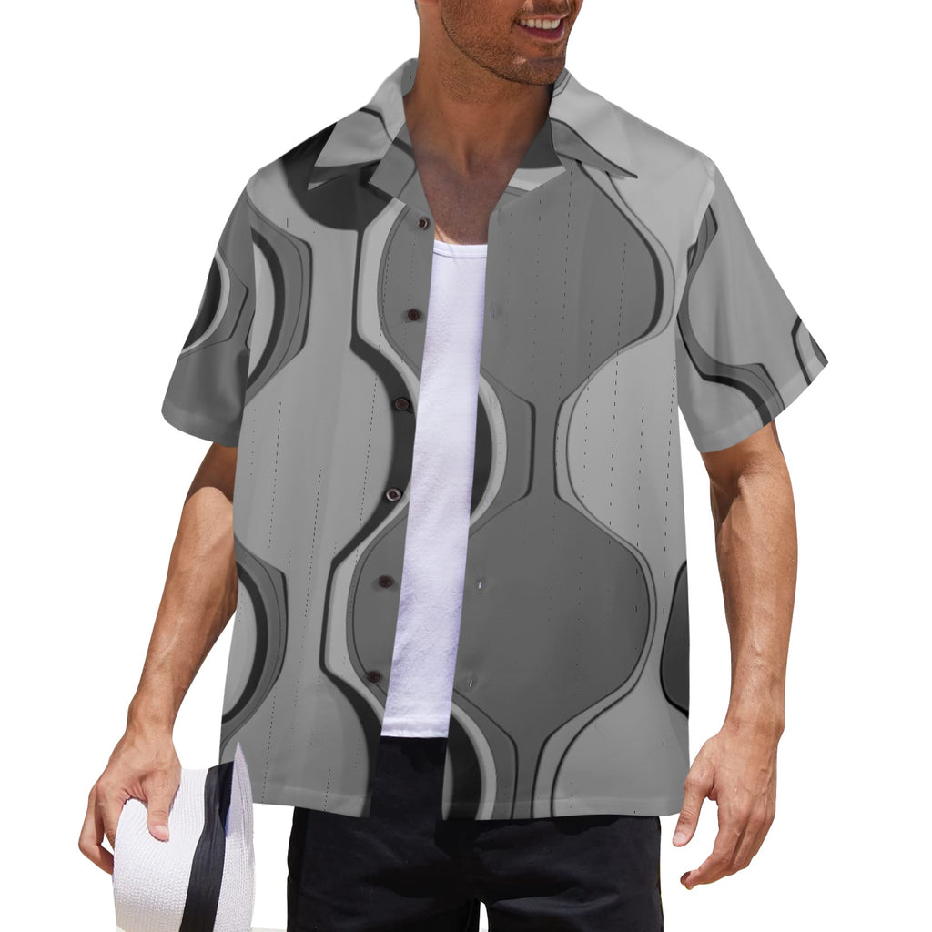 Men's All Over Print Hawaiian Shirt Made In USA Ships to USA Only