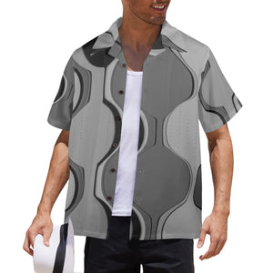 Men's All Over Print Hawaiian Shirt Made In USA Ships to USA Only