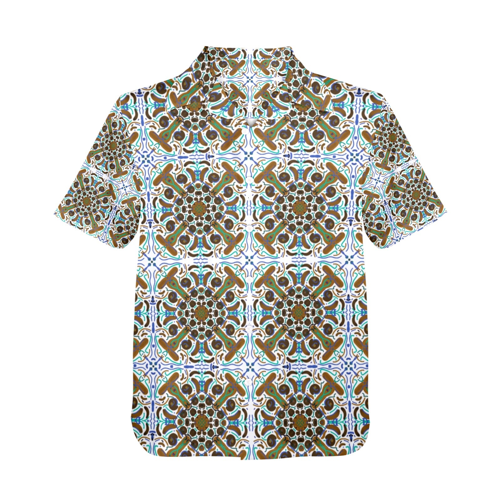 Men's All Over Print Hawaiian Shirt Made In USA Ships to USA Only