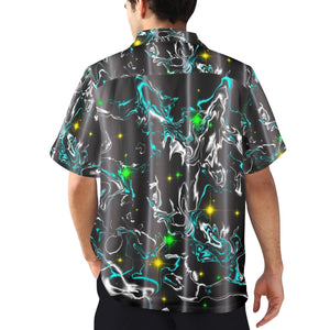 Men's All Over Print Hawaiian Shirt Made In USA Ships to USA Only