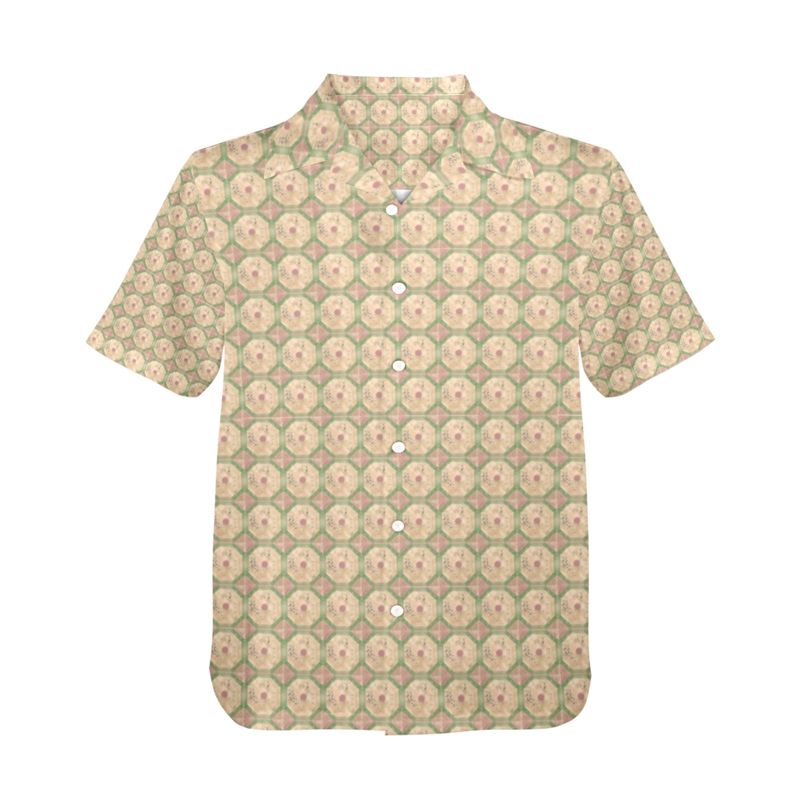Men's All Over Print Hawaiian Shirt Made In USA Ships to USA Only
