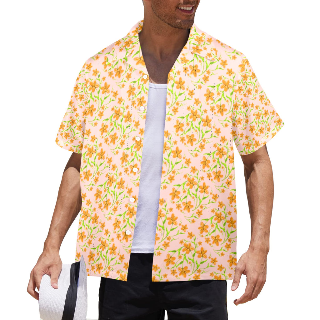 Men's All Over Print Hawaiian Shirt Made In USA Ships to USA Only