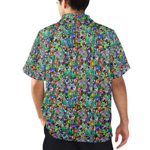 Men's All Over Print Hawaiian Shirt Made In USA Ships to USA Only