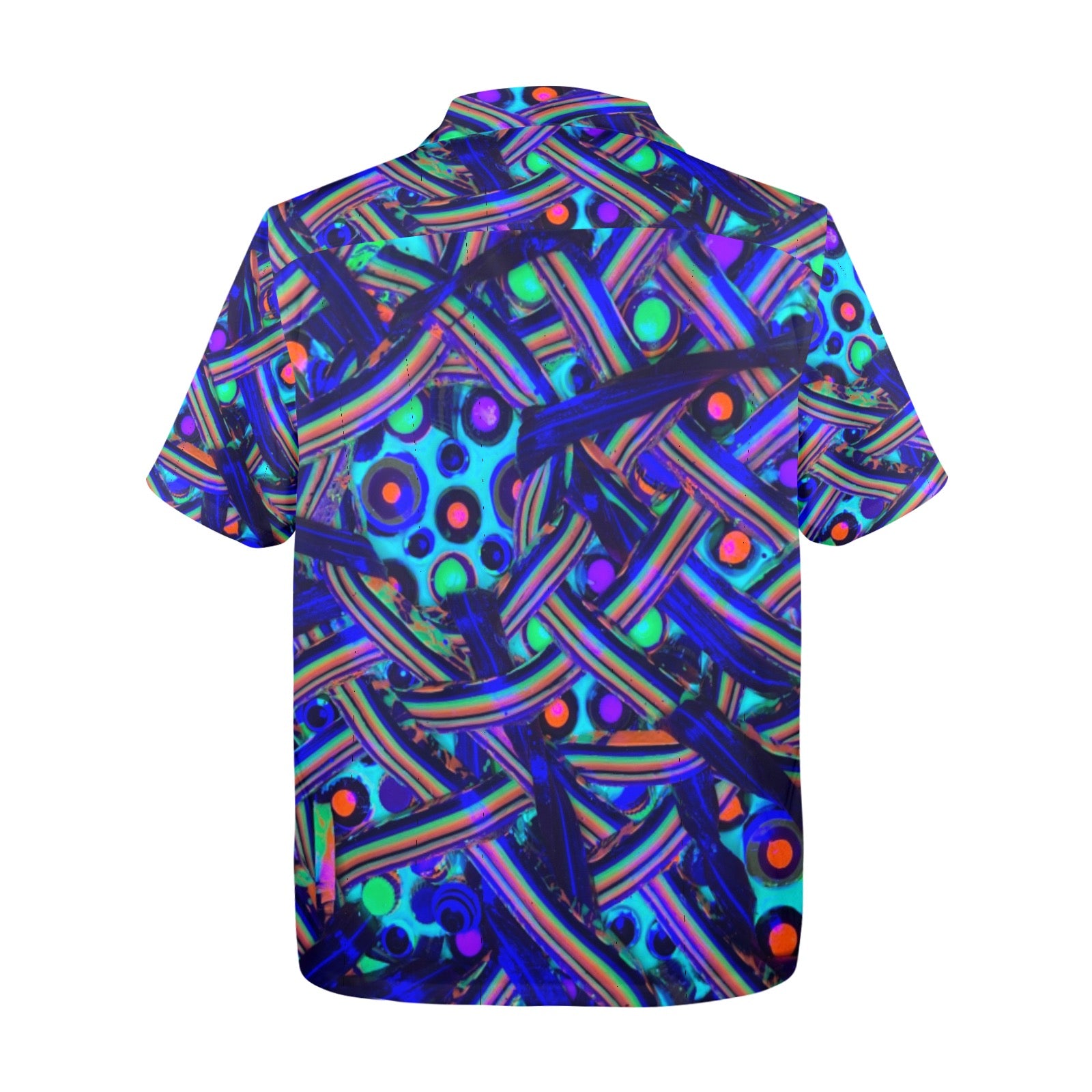 Men's All Over Print Hawaiian Shirt Made In USA Ships to USA Only